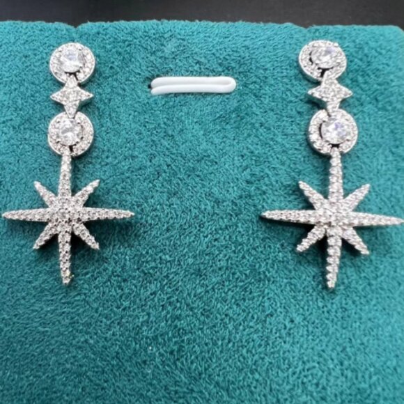 APM Monaco Orecchini pendenti con esagramma - Picture 3 of 5